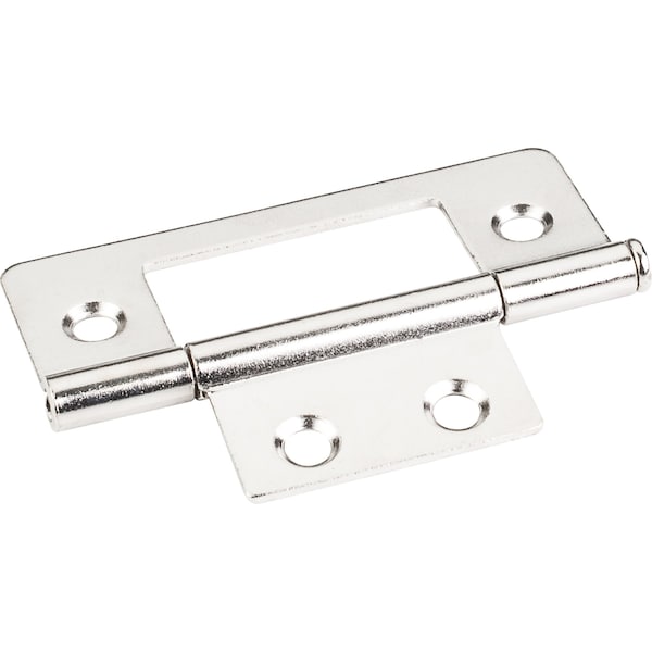 Hardware Resources Bright Nickel 3" Loose Pin Non-Mortise Hinge 4 Hole 9500BN - main